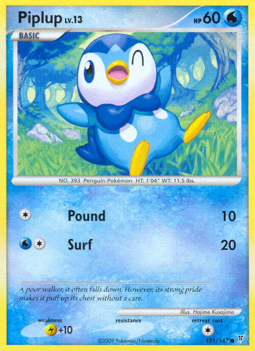 Piplup Card Front