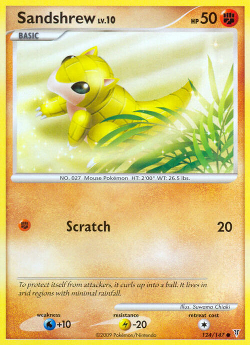 Sandshrew Card Front