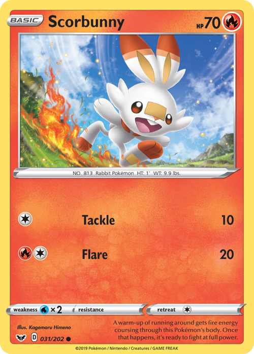 Scorbunny Card Front