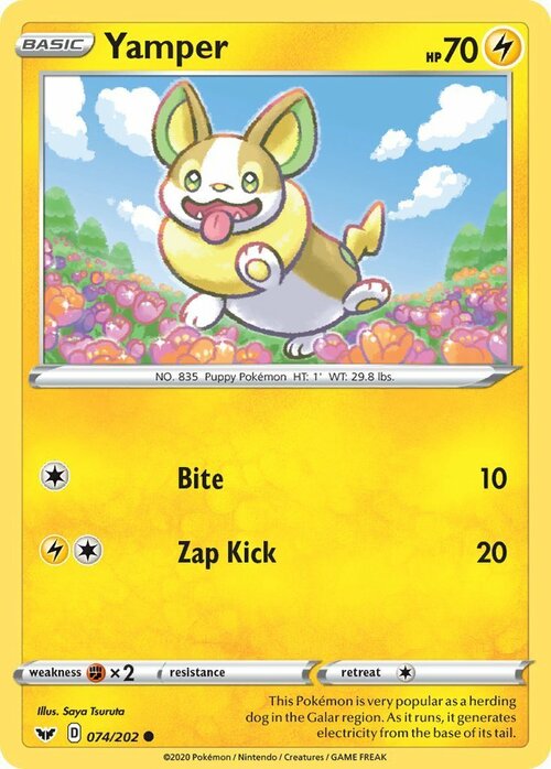 Yamper Card Front