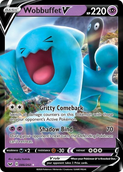 Wobbuffet V Card Front