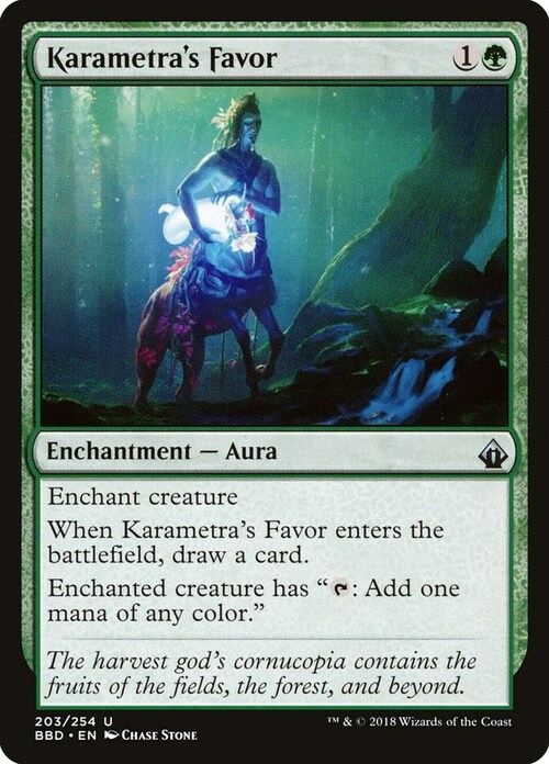 Karametra's Favor Card Front