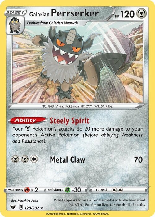 Galarian Perrserker Card Front