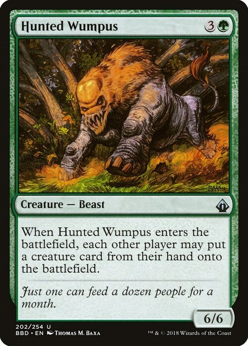 Hunted Wumpus Card Front