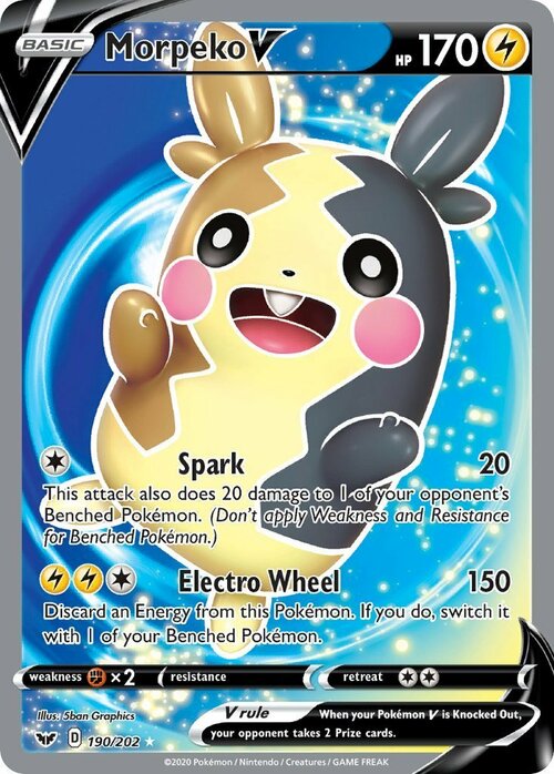 Morpeko V Card Front