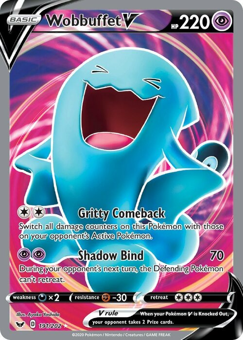 Wobbuffet V Card Front