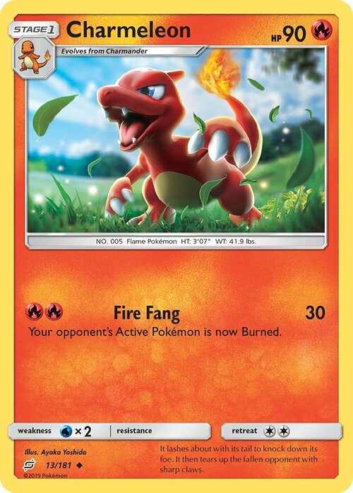 Charmeleon Card Front