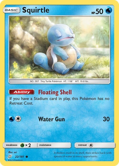 Squirtle Card Front