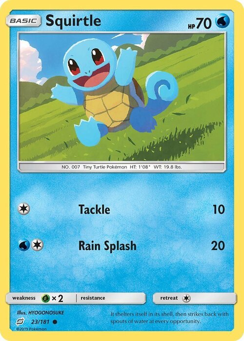 Squirtle Card Front