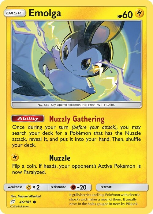 Emolga Card Front