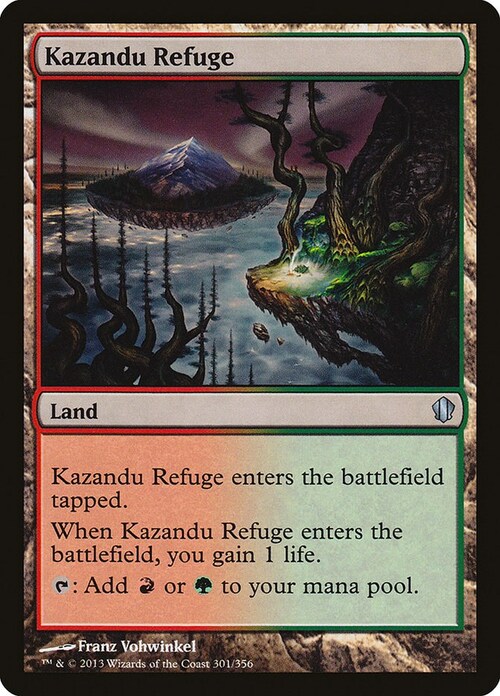 Kazandu Refuge Card Front