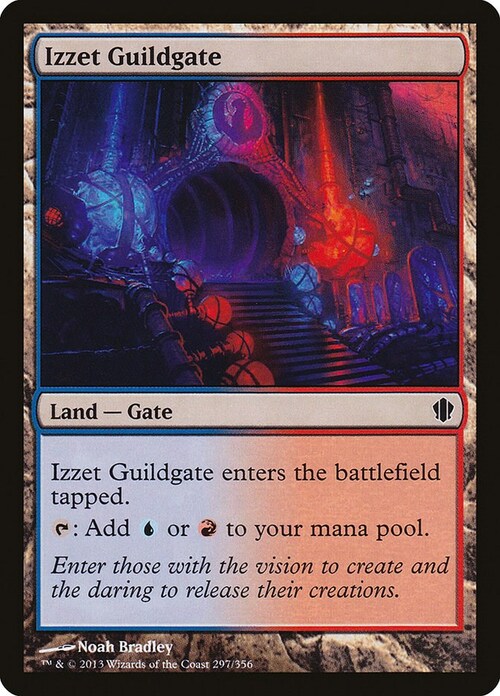 Izzet Guildgate Card Front