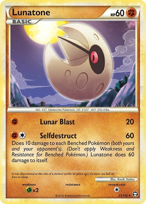 Lunatone Card Front