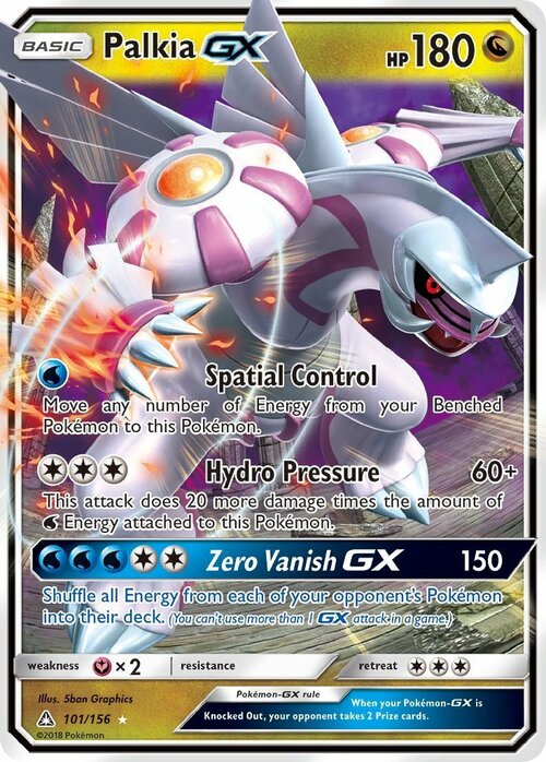 Palkia GX Card Front