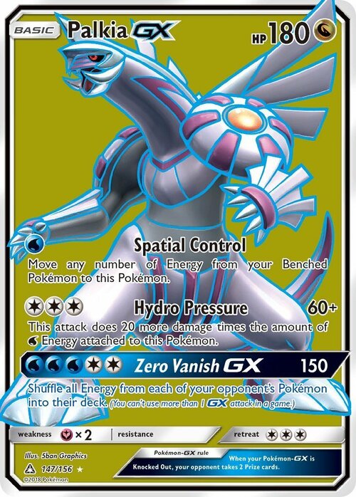 Palkia GX Card Front