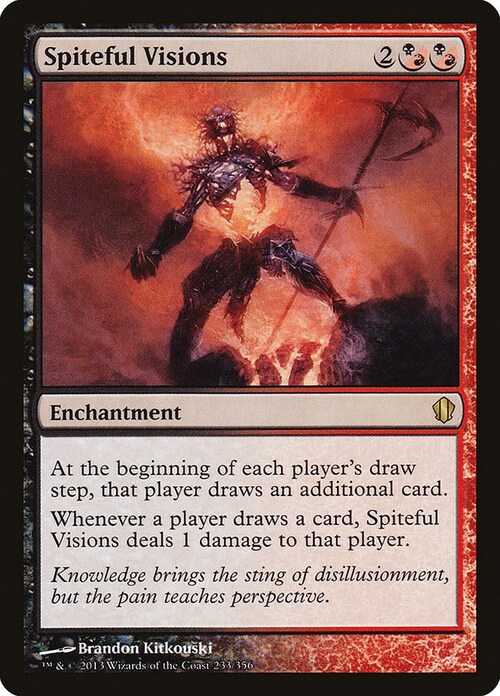 Spiteful Visions Card Front