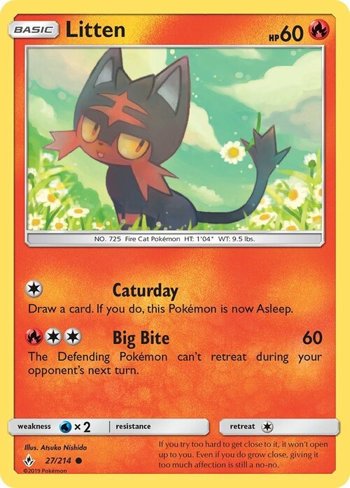 Litten Card Front