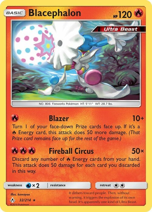 Blacephalon Card Front