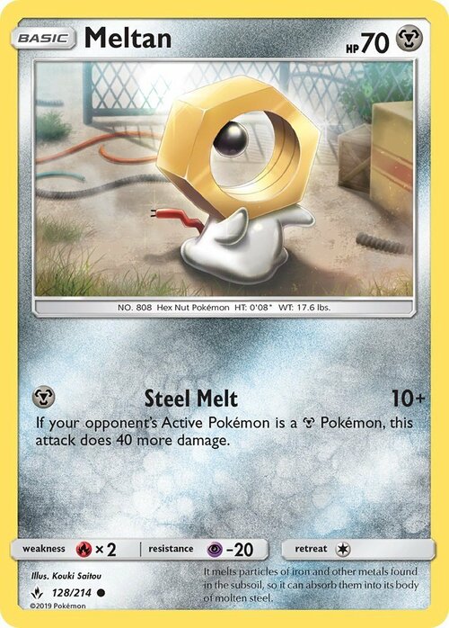 Meltan Card Front