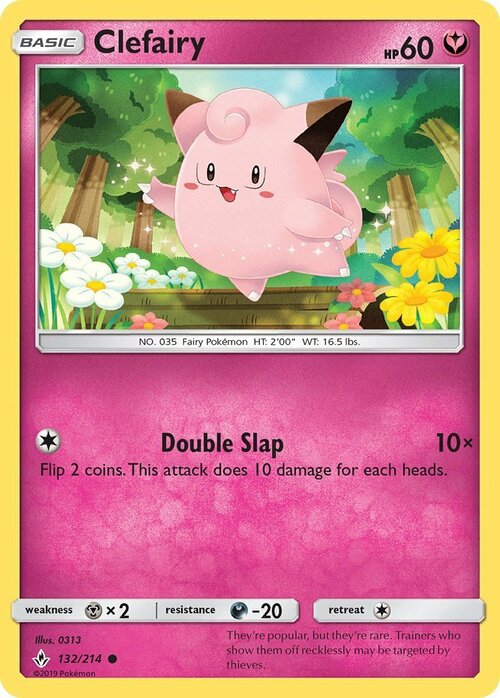 Clefairy Card Front