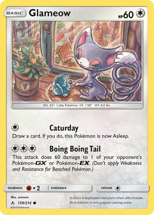 Glameow Card Front