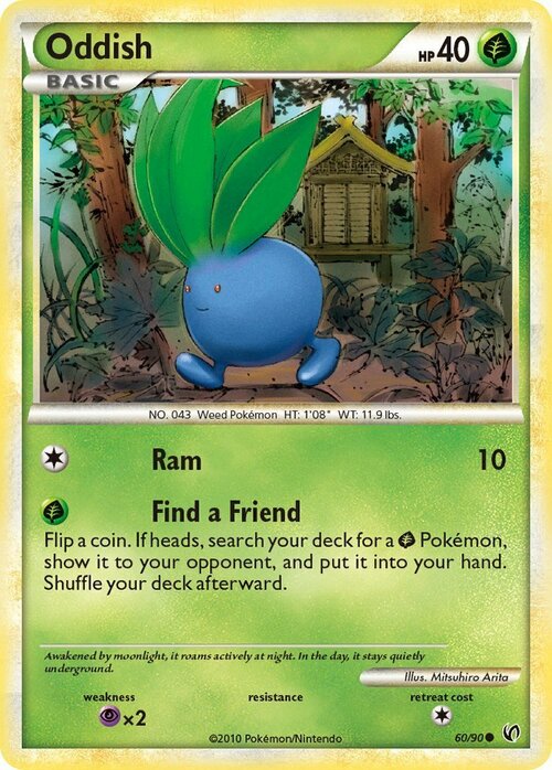 Oddish Card Front