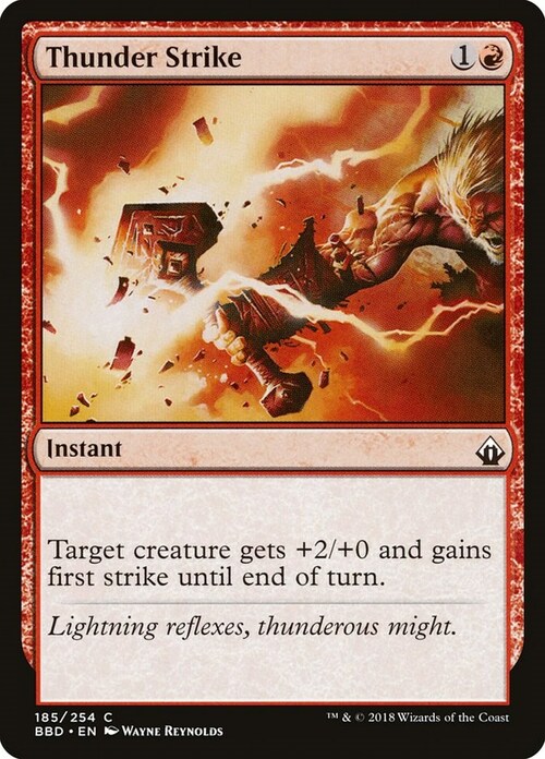 Thunder Strike Card Front