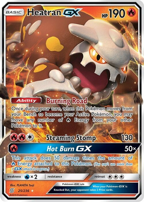 Heatran GX Card Front