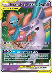 Espeon e Deoxys GX ALLEATI