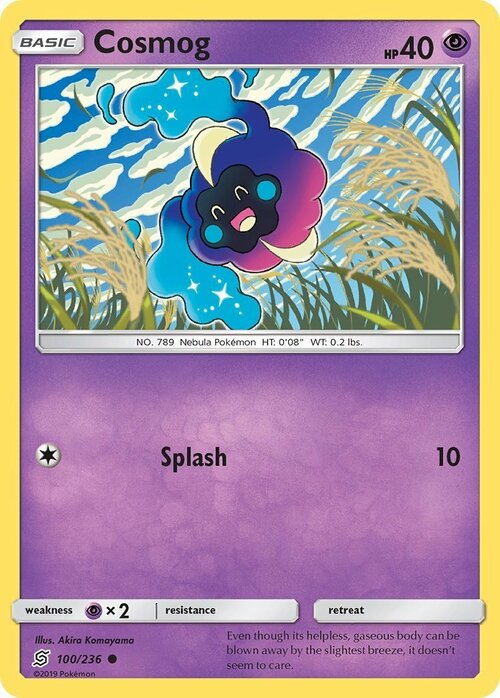 Cosmog Card Front