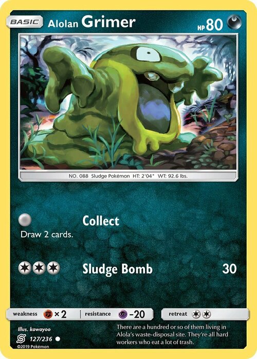 Alolan Grimer Card Front