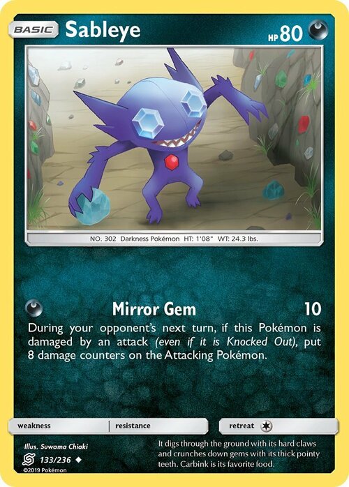 Sableye Card Front