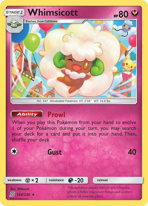 Whimsicott Card Front