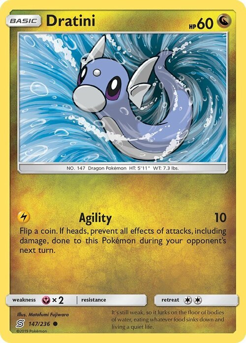 Dratini Card Front