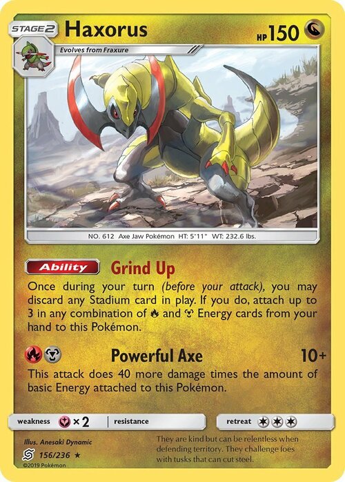 Haxorus Card Front