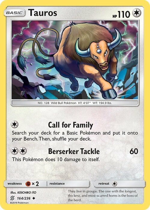 Tauros Card Front