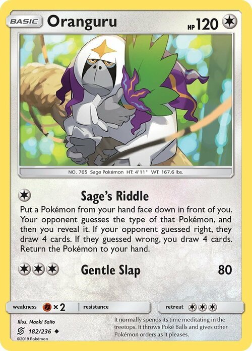 Oranguru Card Front