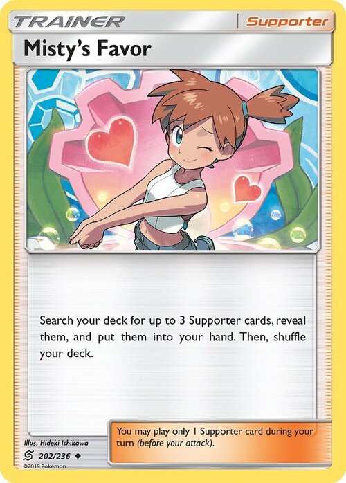 Misty's Favor Card Front