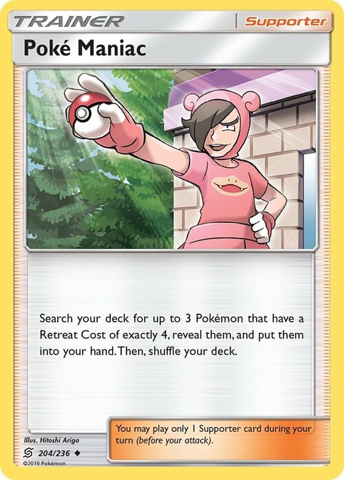 Poké Maniac Card Front