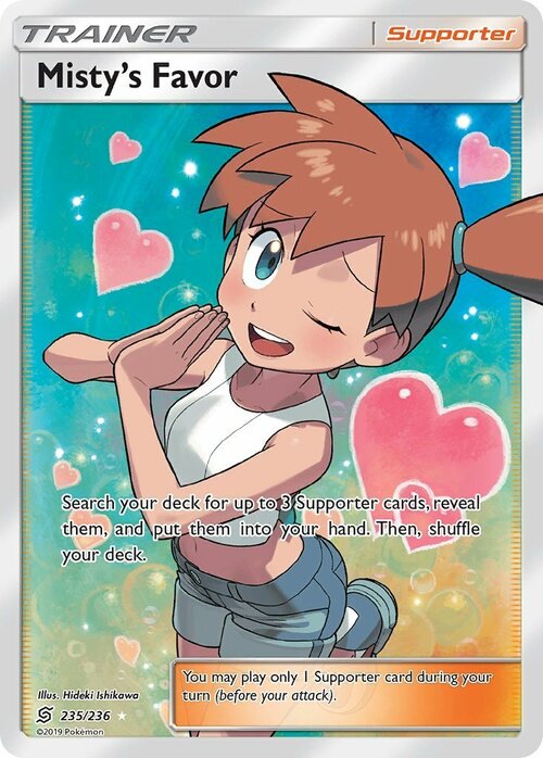 Misty's Favor Card Front