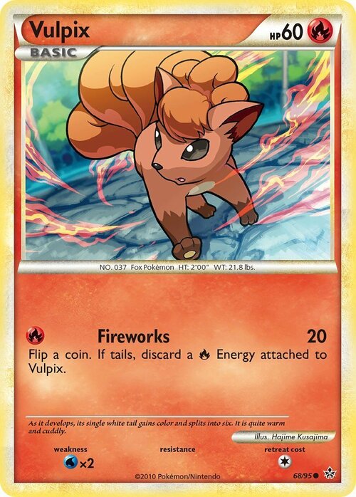 Vulpix Card Front