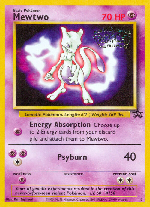 Mewtwo Card Front