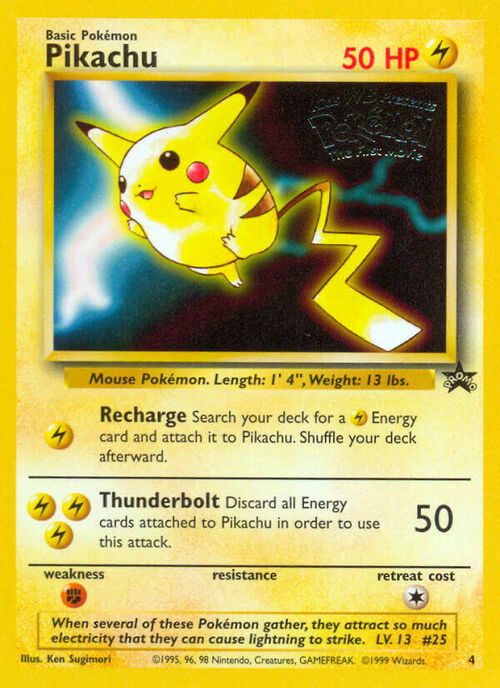 Pikachu Card Front