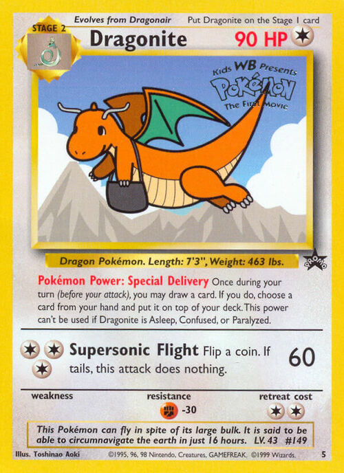 Dragonite Card Front