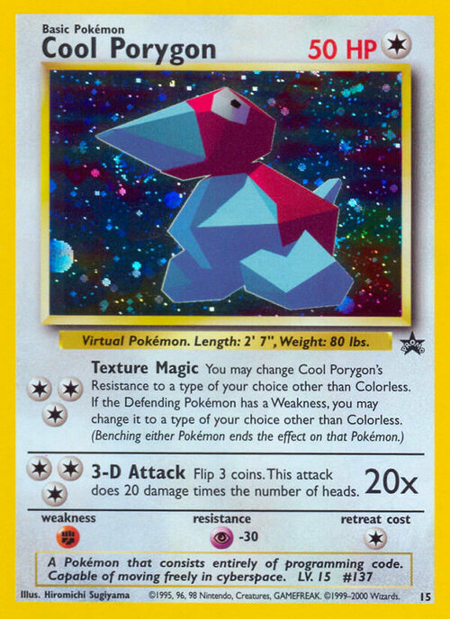 Cool Porygon Card Front