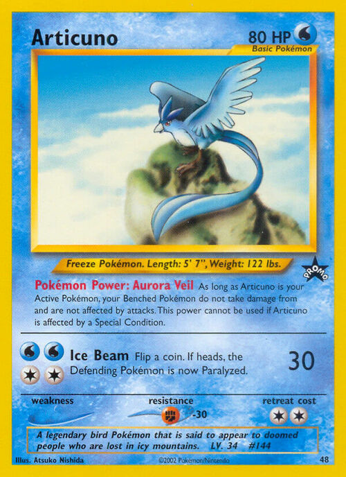 Articuno Card Front