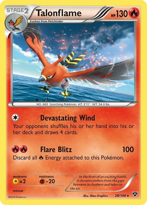 Talonflame Card Front