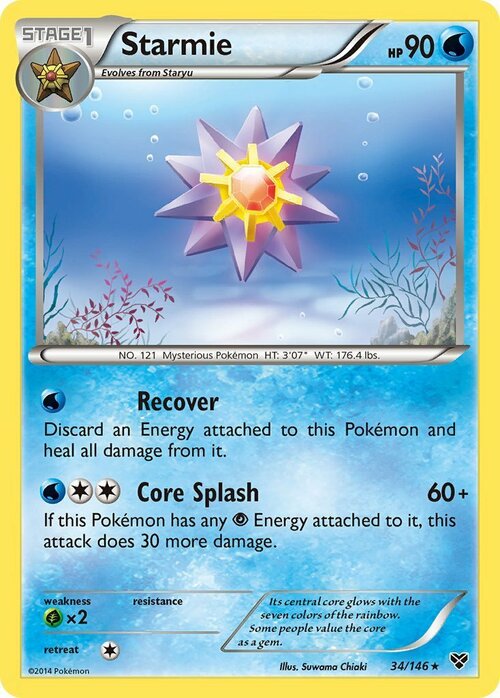 Starmie Card Front