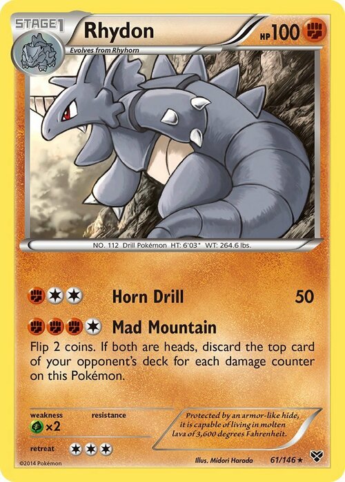 Rhydon Card Front