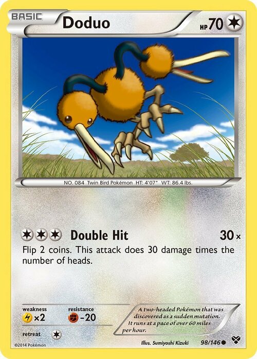 Doduo Card Front